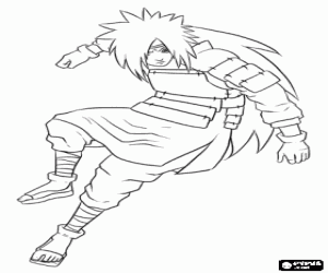 Pintar Madara Uchiha, personatge de Naruto