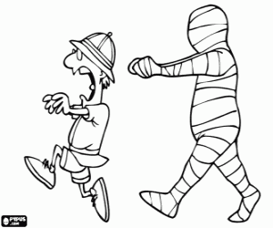 Pintar La maledicció de la mòmia