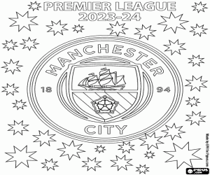 Pintar Man City, quatre vegades campió 2023-2024