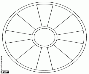 Pintar Mandala amb anells i radis