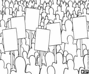 Pintar Manifestació per la Justícia Social