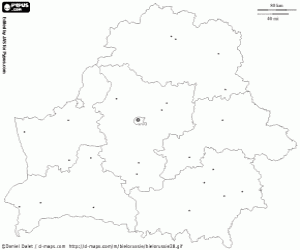 Pintar Mapa de Bielorússia