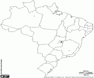 Pintar Mapa de Brasil