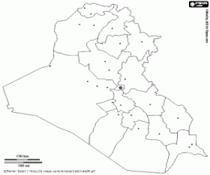 Pintar Mapa d'Iraq