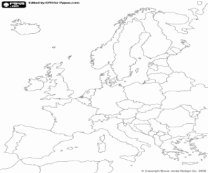 Pintar Mapa del continent europeu