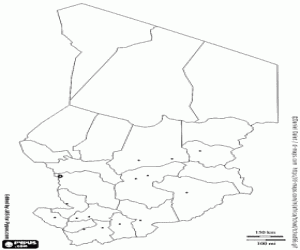 Pintar Mapa del Txad