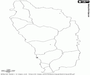 Pintar Mapa de Dominica