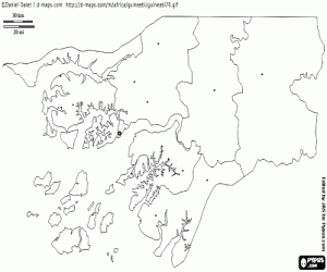 Pintar Mapa de Guinea Bissau