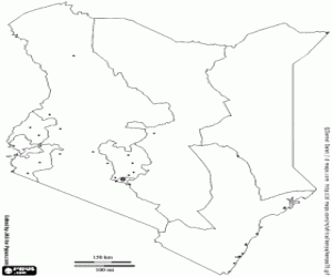 Pintar Mapa de Kenya