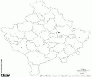 Pintar Mapa de Kosovo