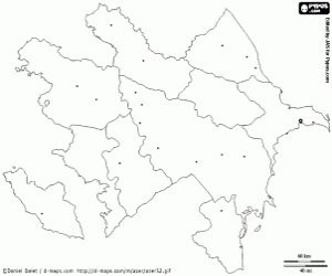 Pintar Mapa de l'Azerbaidjan