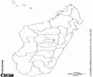 Pintar Mapa de Madagascar