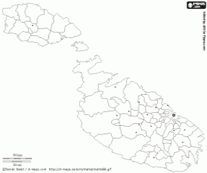 Pintar Mapa de Malta