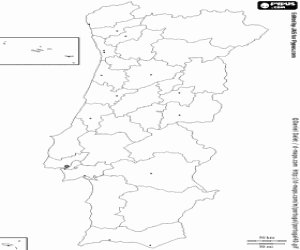 Pintar Mapa de Portugal