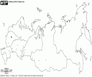 Pintar Mapa de Rússia