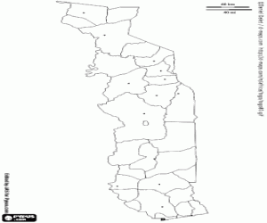 Pintar Mapa de Togo