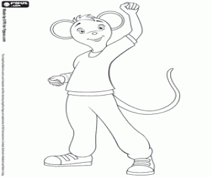 Pintar Marco, el ballarí, un amic d'Angelina