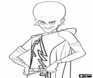 Pintar Megamind, l'alien protagonista