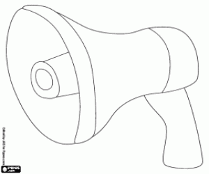 Pintar Un megàfon portàtil