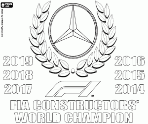 Pintar Mercedes, sisè títol mundial