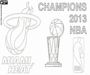 Pintar Miami Heat Campió NBA 2013