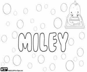 Pintar Miley, nom de noia