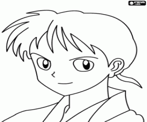 Pintar Miroku, un personatge d'Inuyasha
