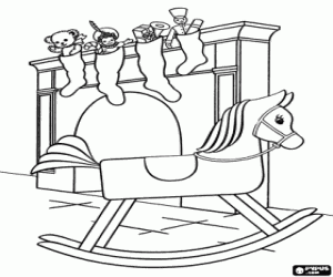 Pintar Mitjons de Nadal amb els regals