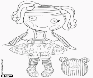 Pintar Mittens Fluff i l'ós polar, Lalaloopsy