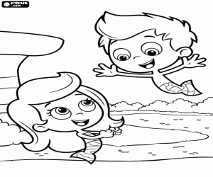 Pintar Molly i Gil parlant