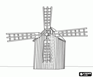 Pintar El molí per al germà gran