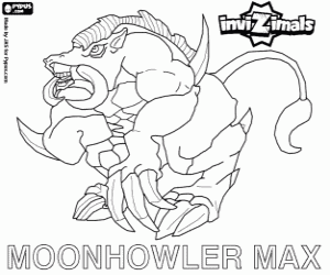 Pintar Moonhowler Max, un Invizimals