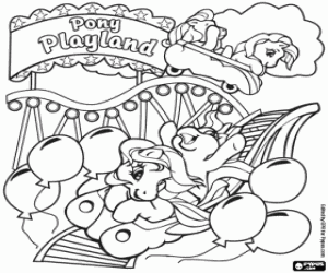 Pintar Muntanya russa del Pony Playland