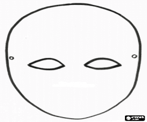 Pintar Màscara de carnaval per decorar