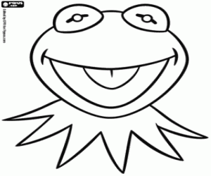 Pintar La màscara de la granota Kermit