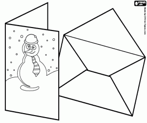 Pintar Una nadala per correu