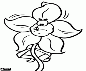 Pintar Un narcís amb un insecte