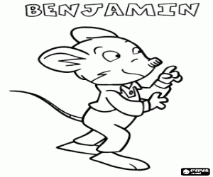 Pintar El nebot de Geronimo Stilton, Benjamin