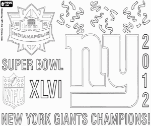 Pintar New York Giants, Super Bowl 2012