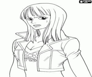 Pintar Nico Robin, personatge de One Piece