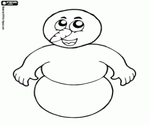 Pintar Ninot de neu, joc de vestir