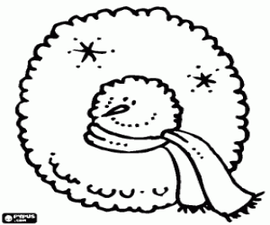 Pintar Ninot de neu i la lletra Q