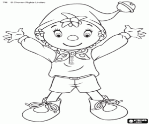 Pintar Noddy de la ciutat de les joguines