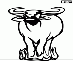 Pintar Un nyu de la sabana africana