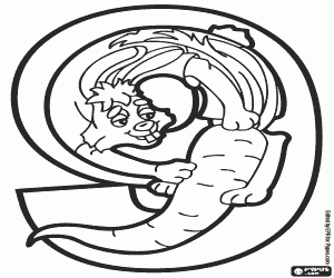 Pintar Número nou, el conill i la pastanaga