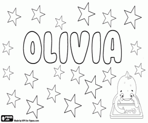 Pintar Olivia, nom en molts idiomes