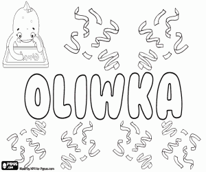 Pintar Oliwka, variant de Oliwia