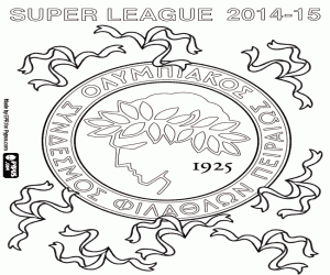 Pintar Olympiacos, campió de lliga 2014-15