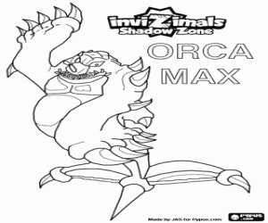 Pintar Orca Max, Invizimals Shadow Zone