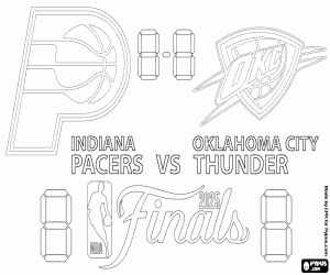 Pintar Pacers vs Thunder, Finals de l'NBA 2025